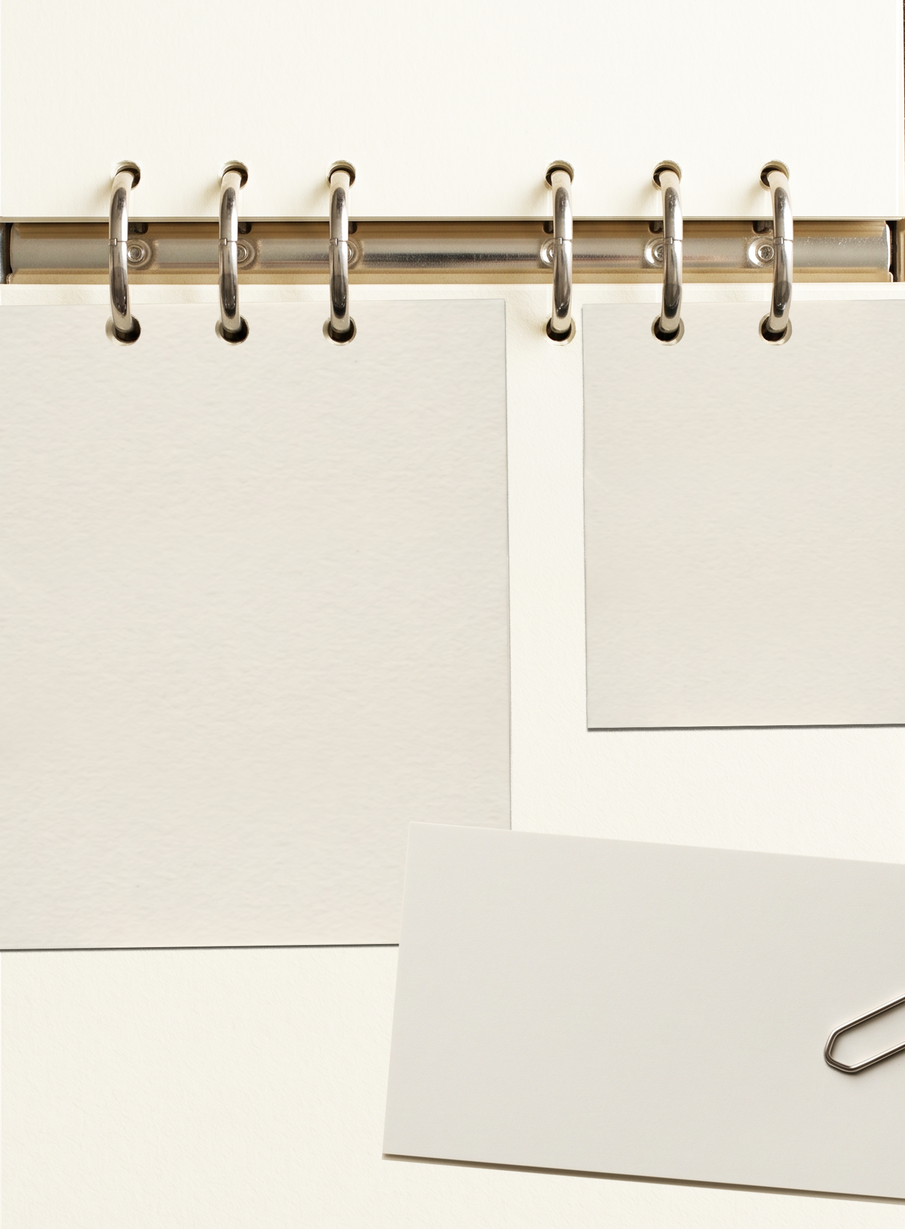 Penelope – Aesthetic ring binder journal (+photos clipped) mockup